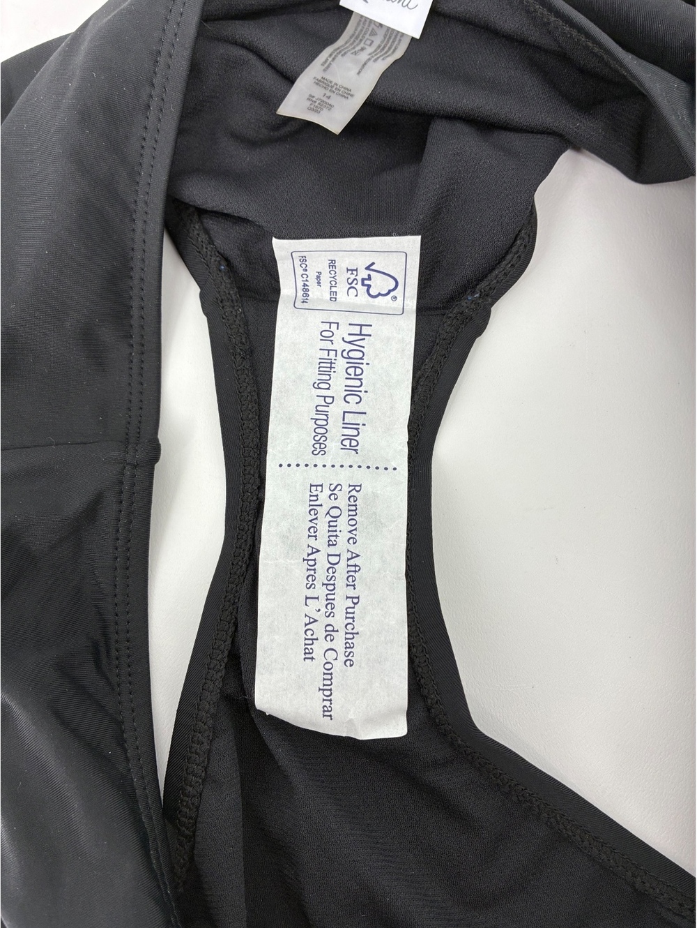 Leilani Black Midrise Swim Bottoms Size 14 NWT - Picture 6 of 6